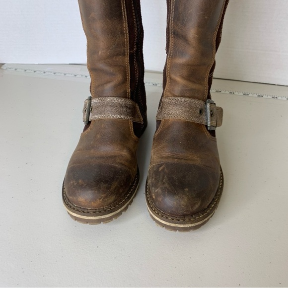 Bos & Co Brown Womens Innercity Tall Wool Lined Leather Riding Boots Size 36 - Picture 13 of 13